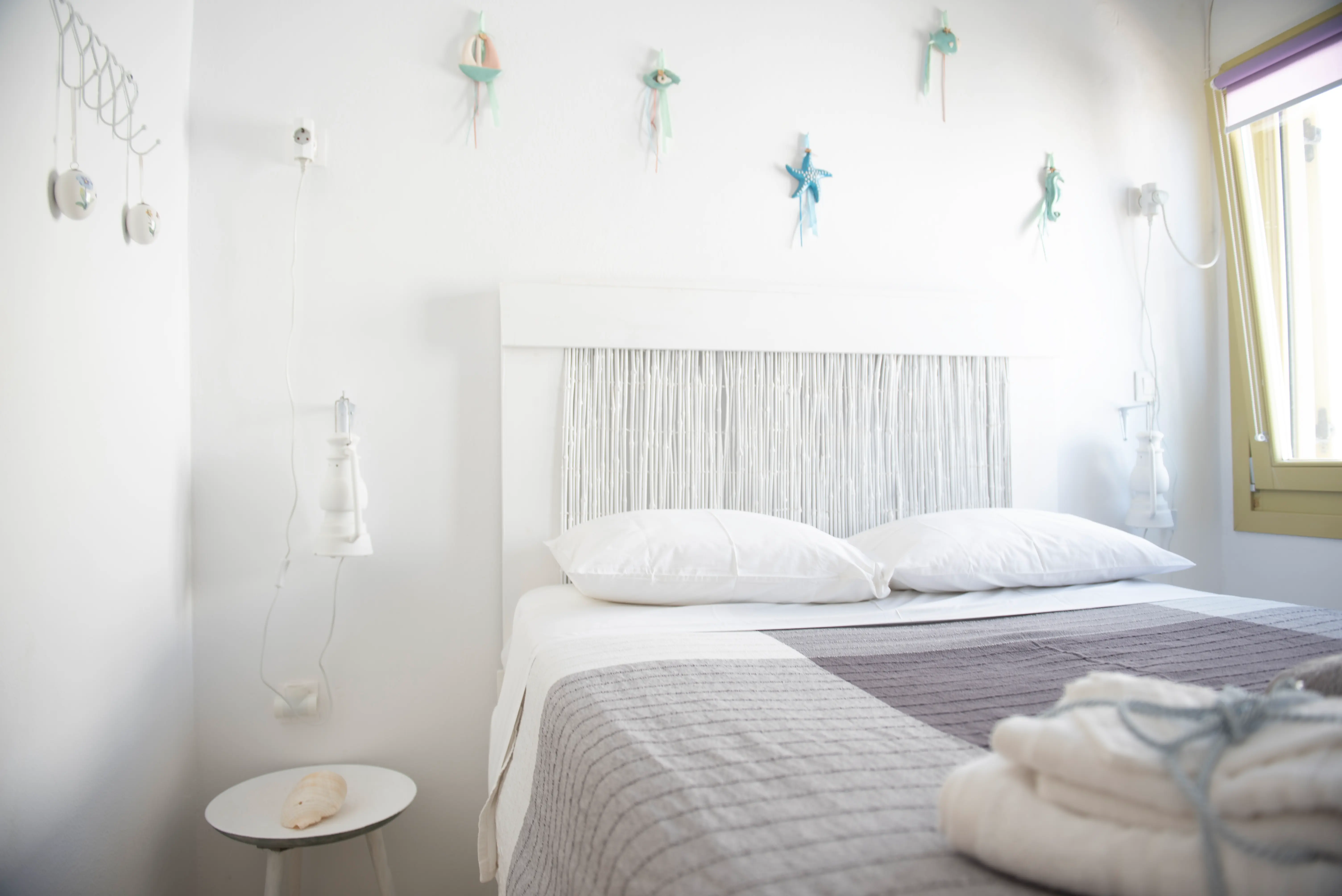 Bedroom 3 with sea view window, The Maisonette